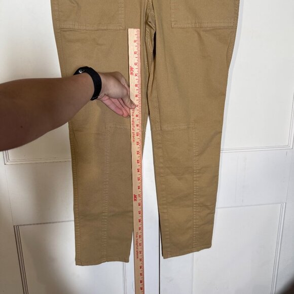 Banana Republic Mid Rise Slim Cargo Pants Khaki Size 2 Office Careerwear Utility - Picture 6 of 11